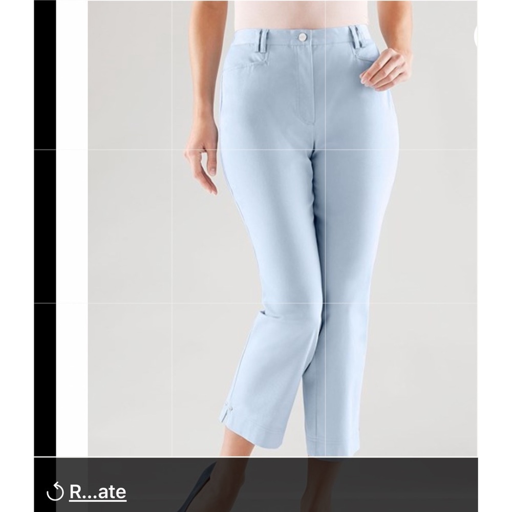 Pocket Detail‎ Capri Pant